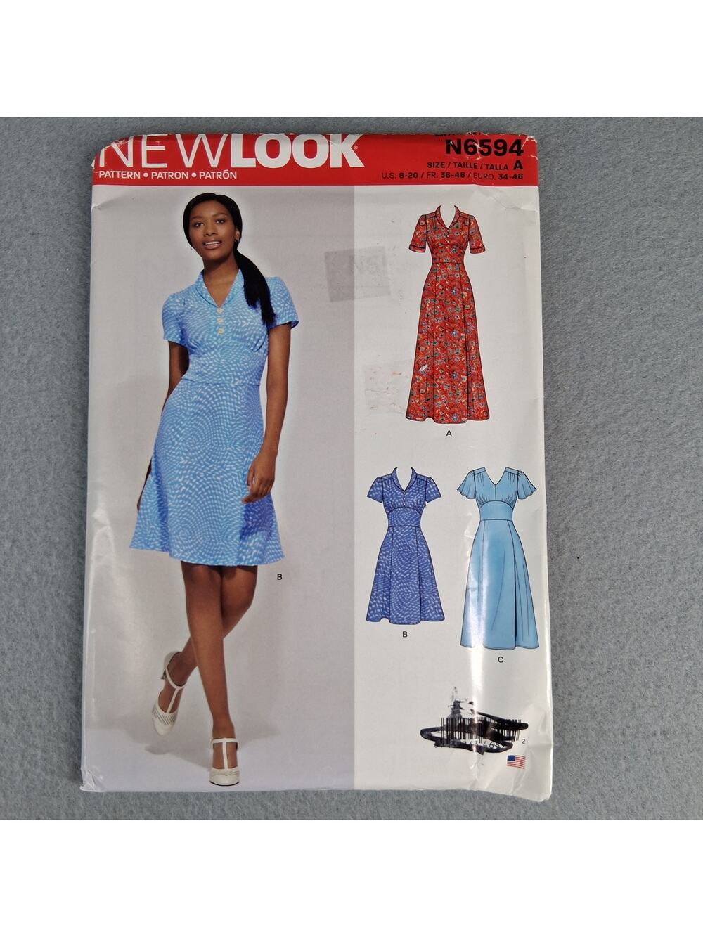 New Look Sewing Pattern N6594 Women's Dresses Size A 8 - 20